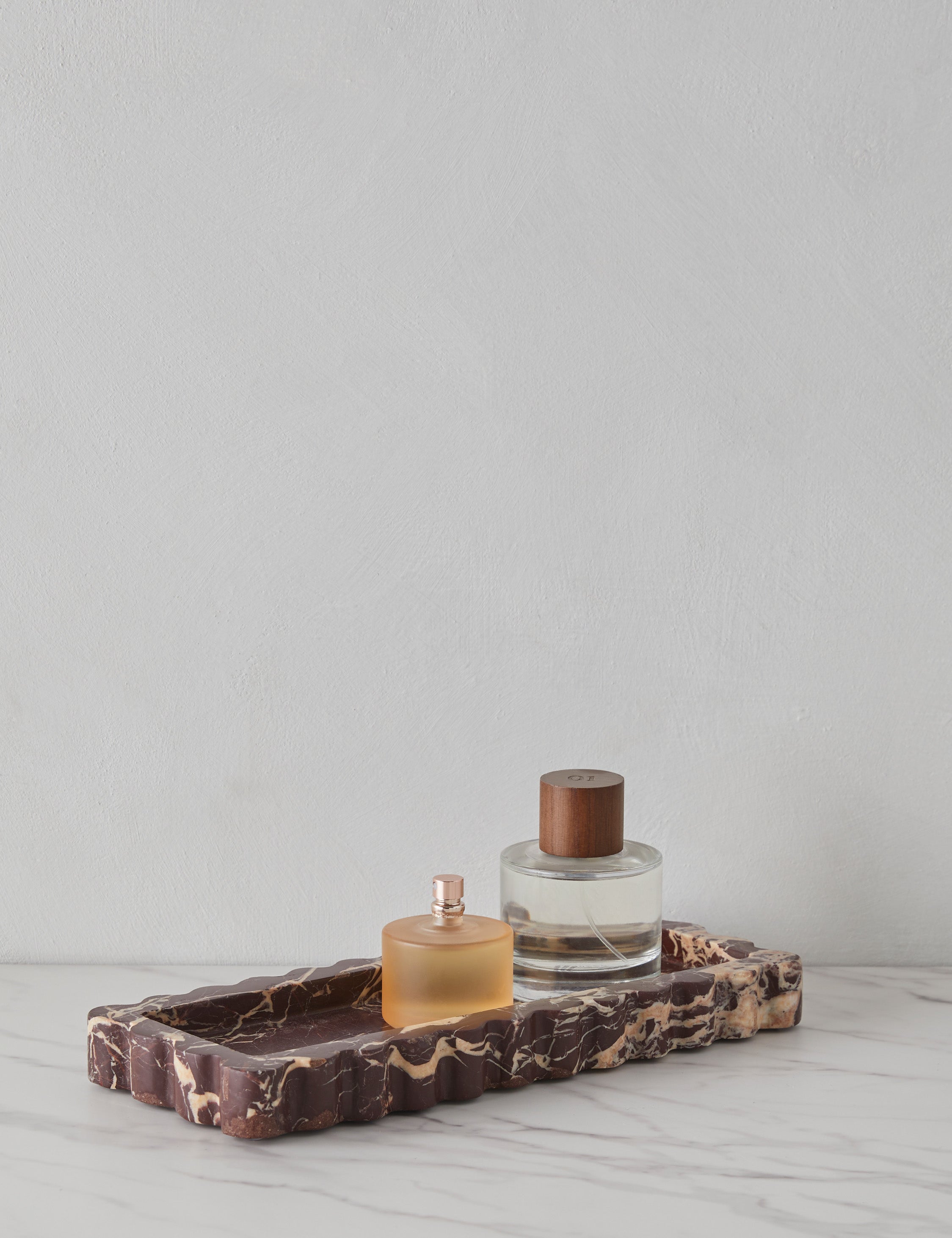 Scalloped Stone Decorative Display Tray - Image 11