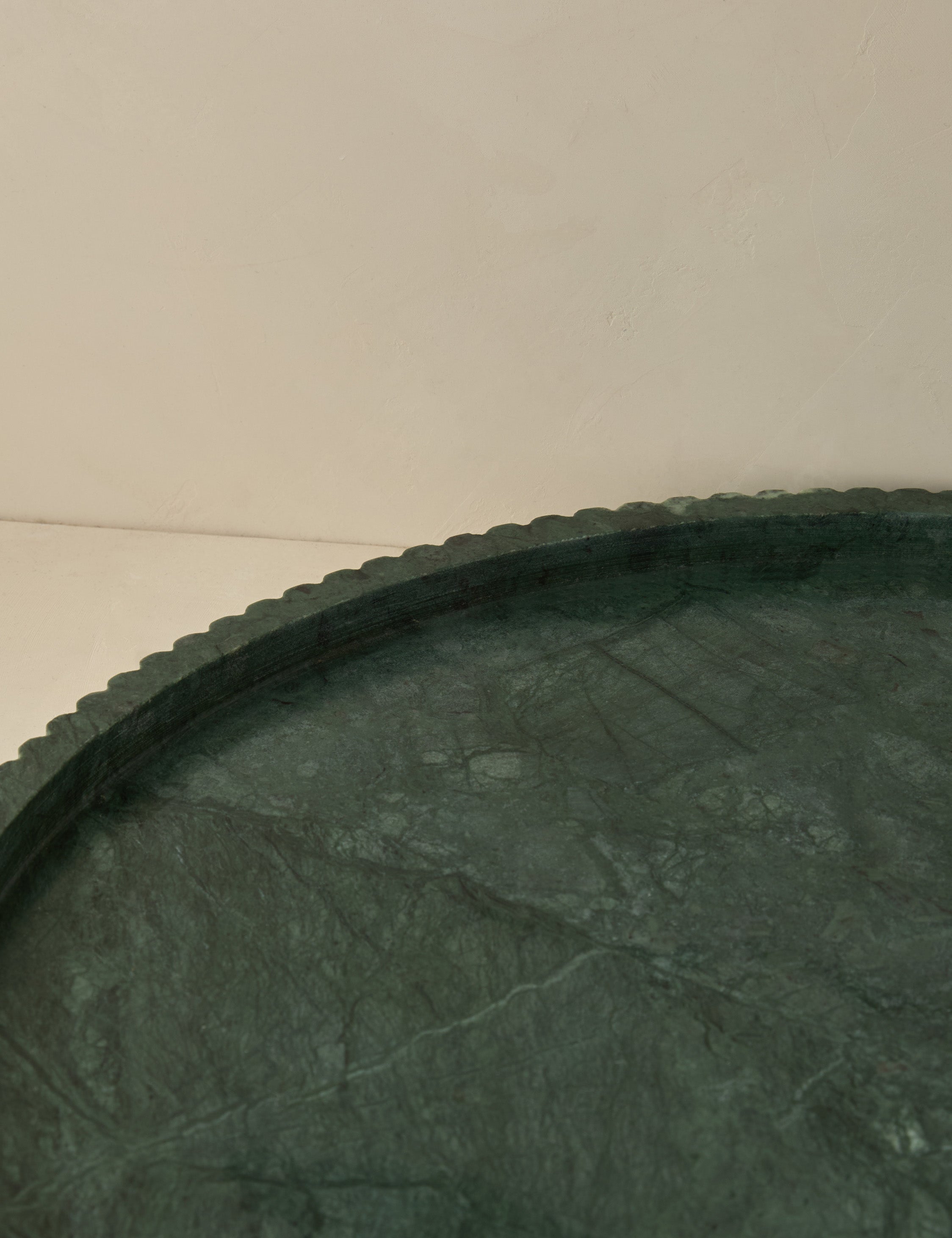 Green Fluted Marble Decorative Display Tray - Image 5