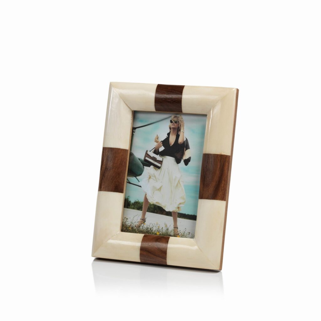 White Bone Decorative Photo Frame