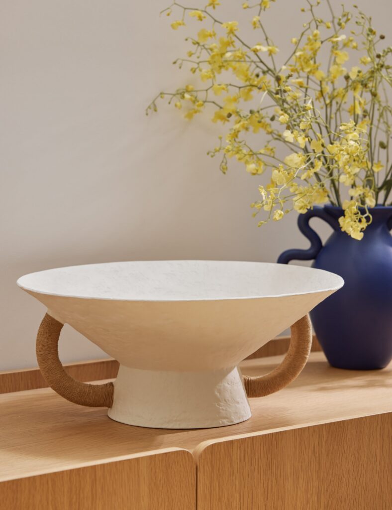 White Decorative Accent Bowl