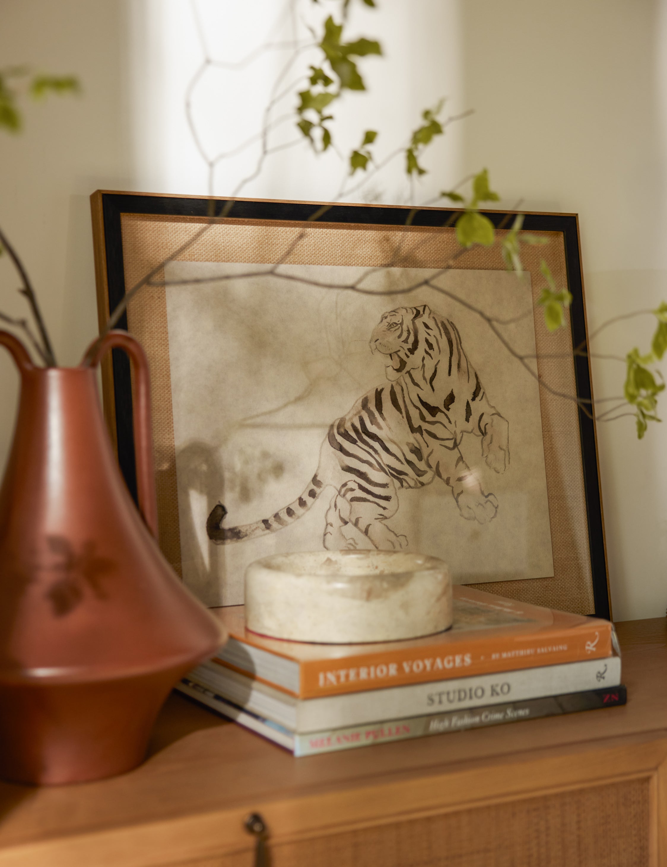 Black Marble Decorative Display Tray
