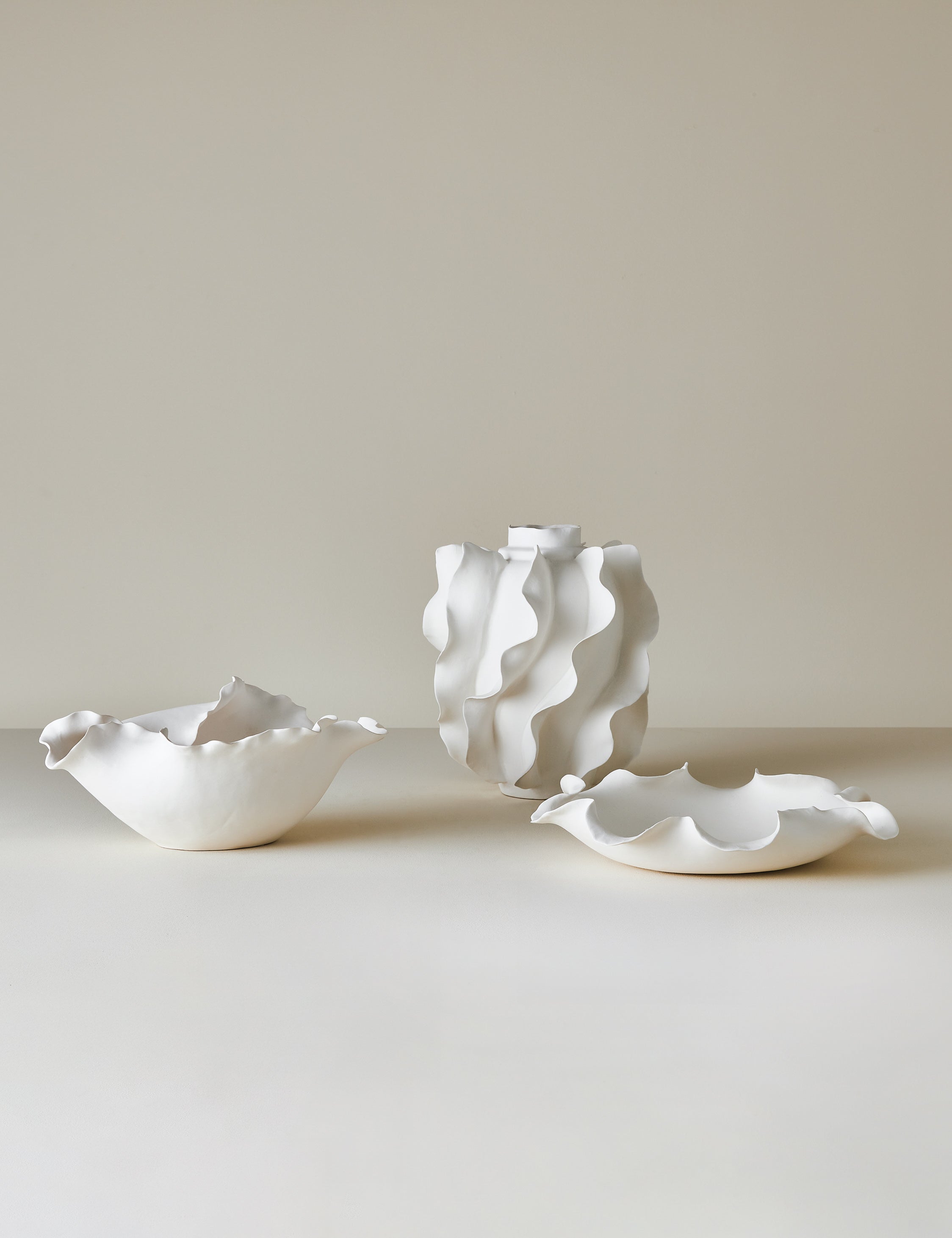 White Decorative Display Tray - Image 2