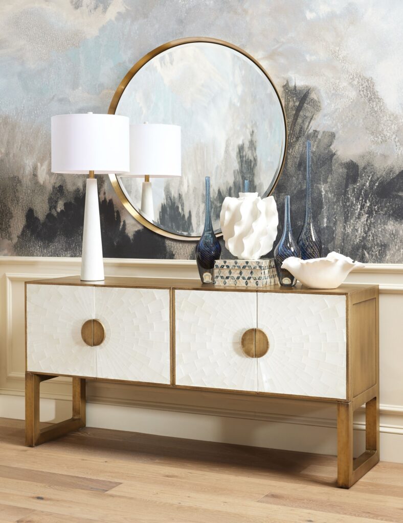 White Decorative Display Tray