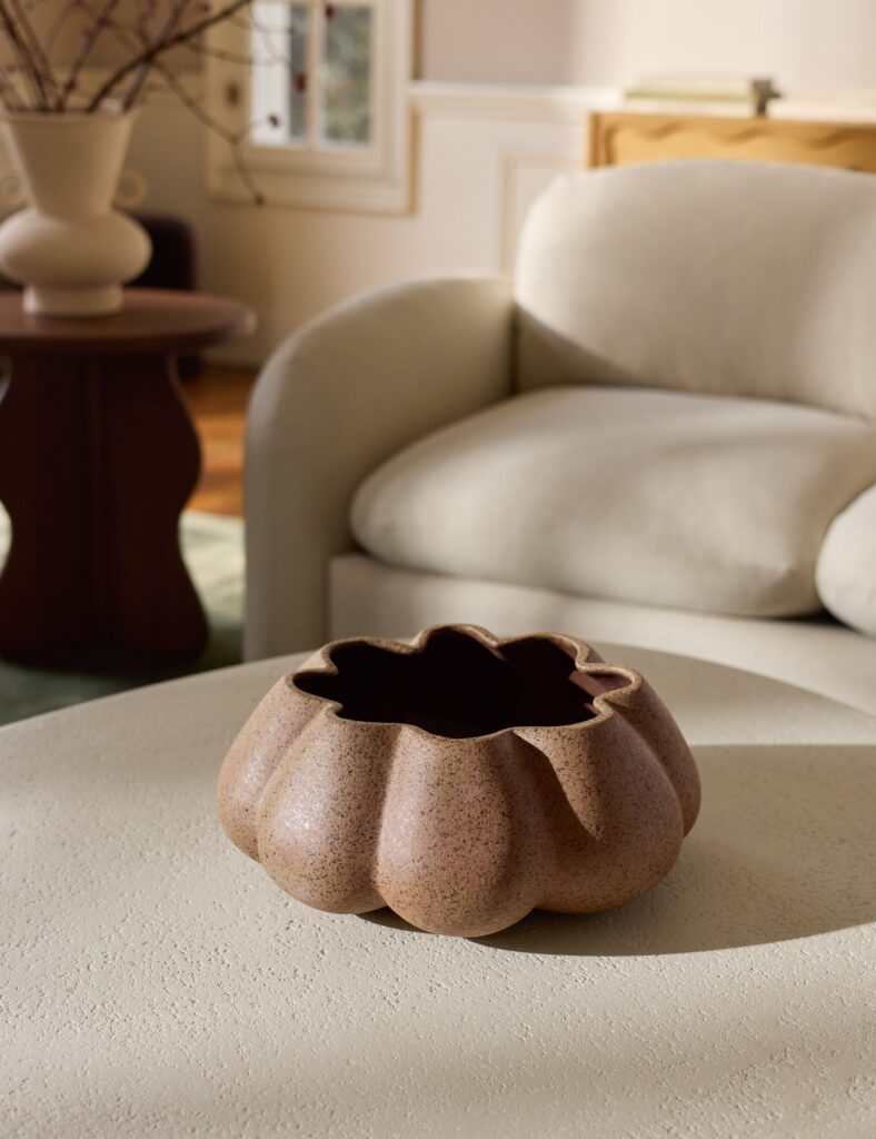Scalloped Decorative Accent Bowl