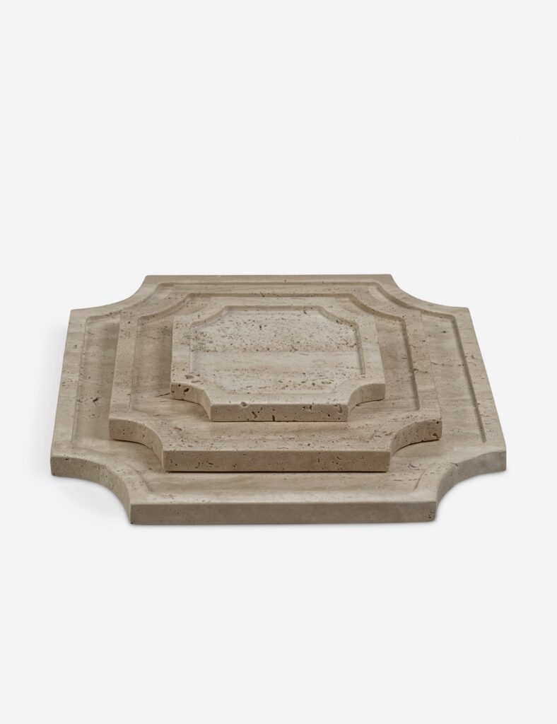 Natural Organic Stone Decorative Display Tray