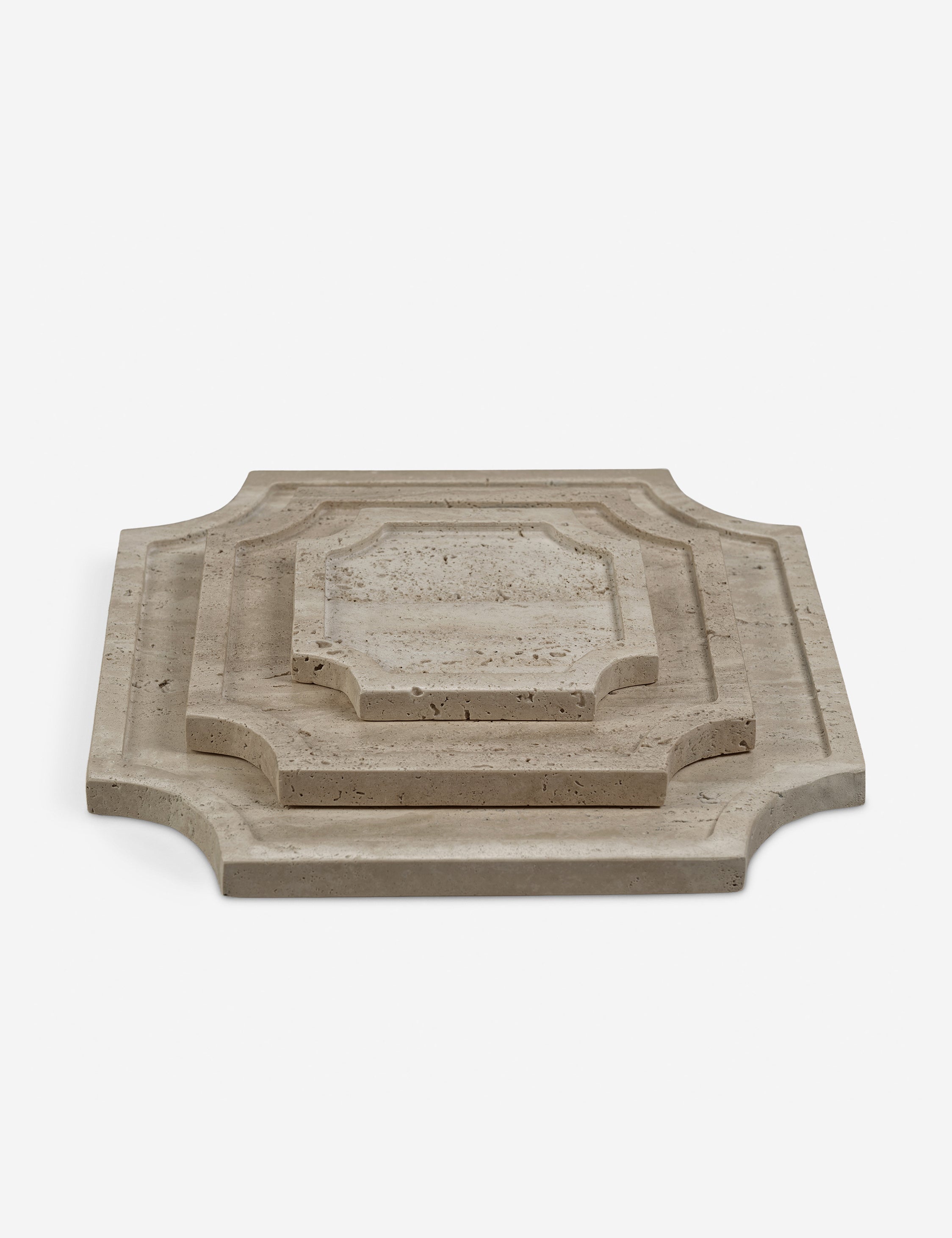 Natural Organic Stone Decorative Display Tray