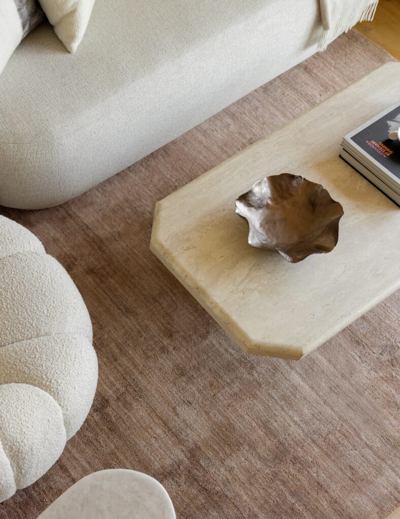 Brown Organic Decorative Accent Bowl