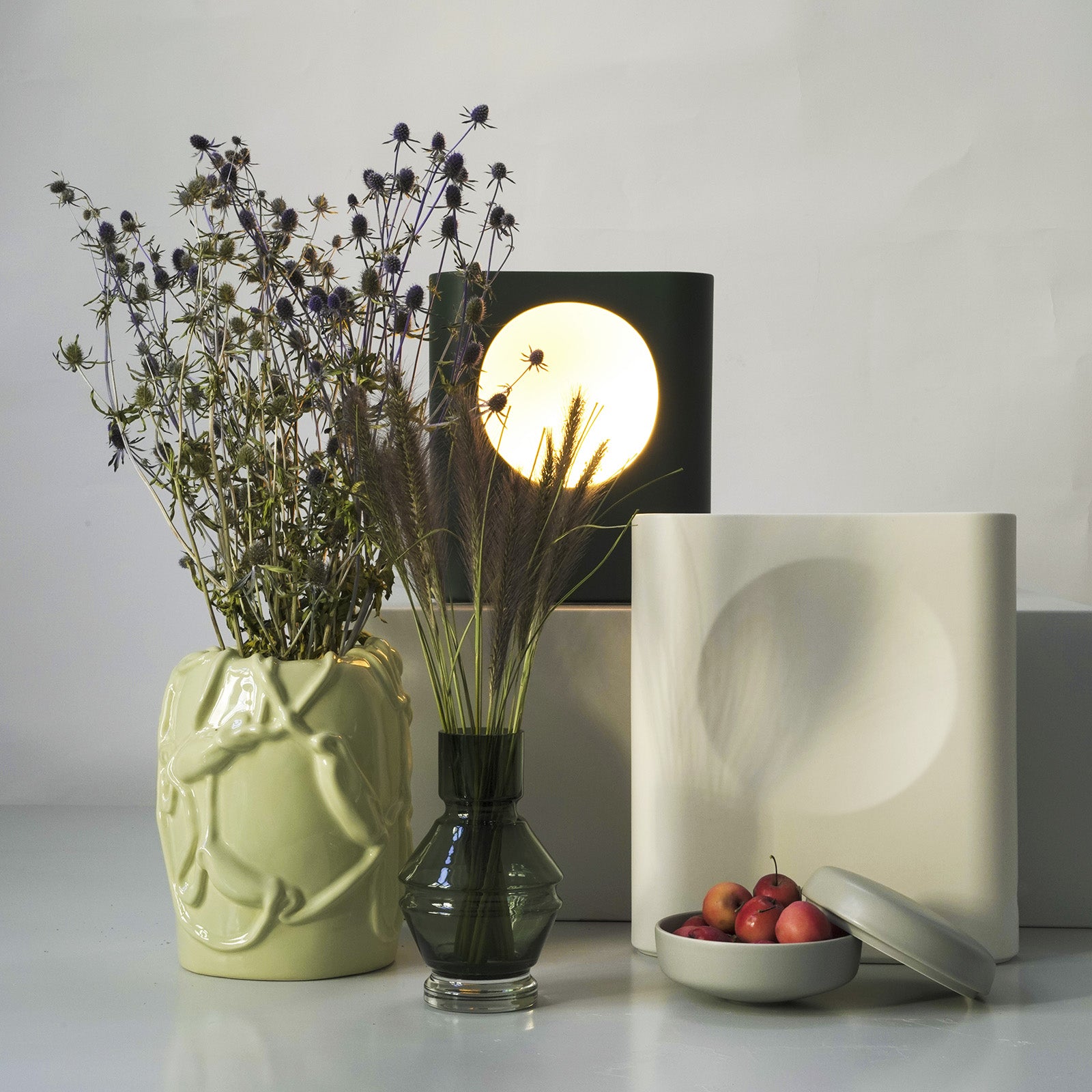 Green Decorative Form Vase - Image 2