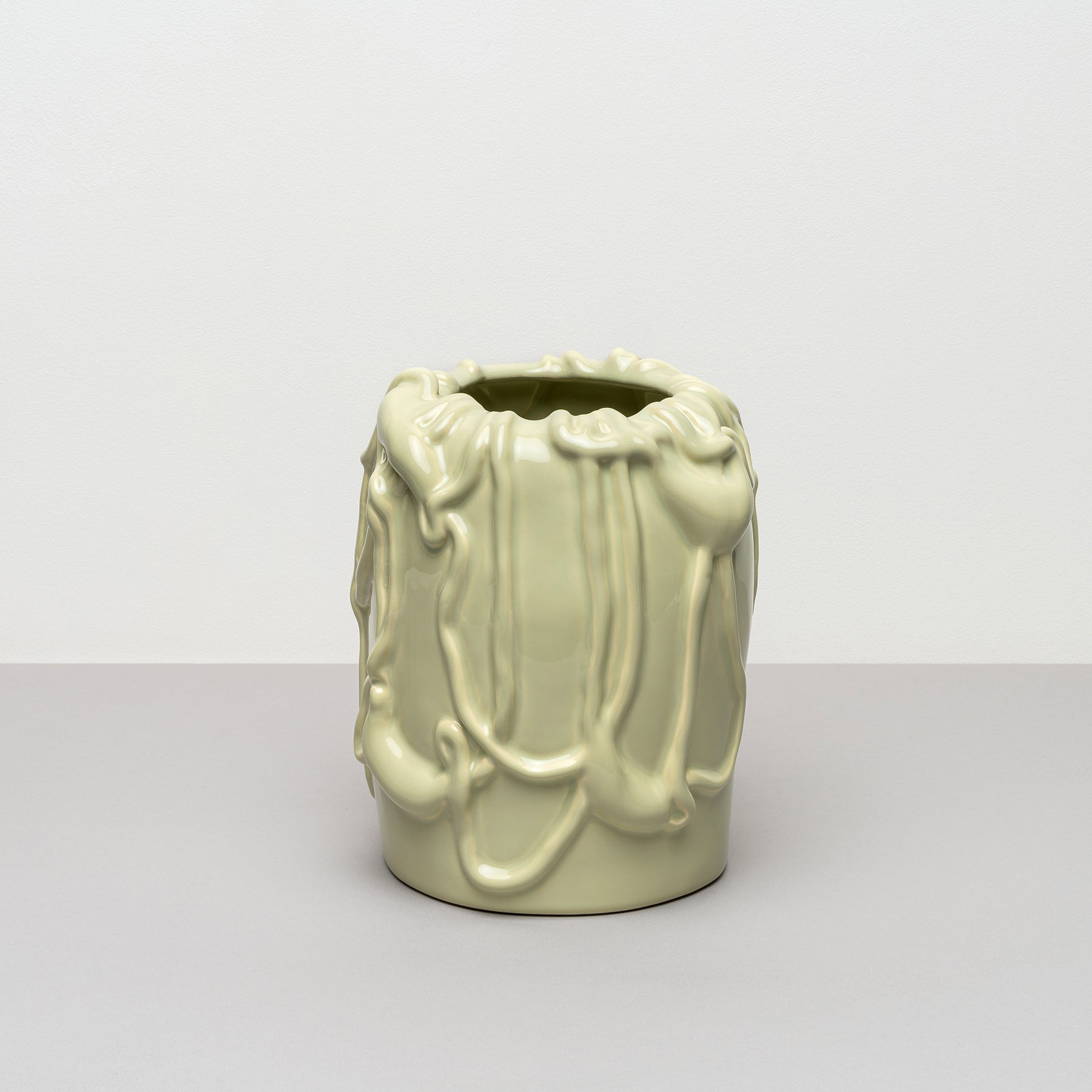 Green Decorative Form Vase