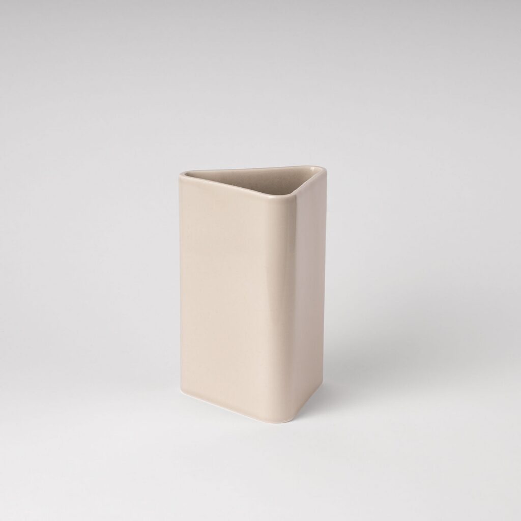 Gray Decorative Form Vase