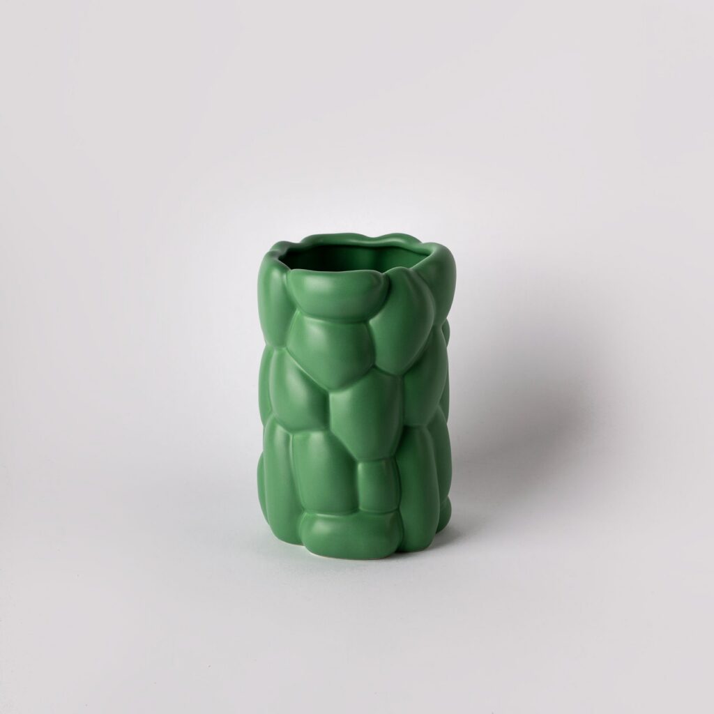 Green Decorative Form Vase