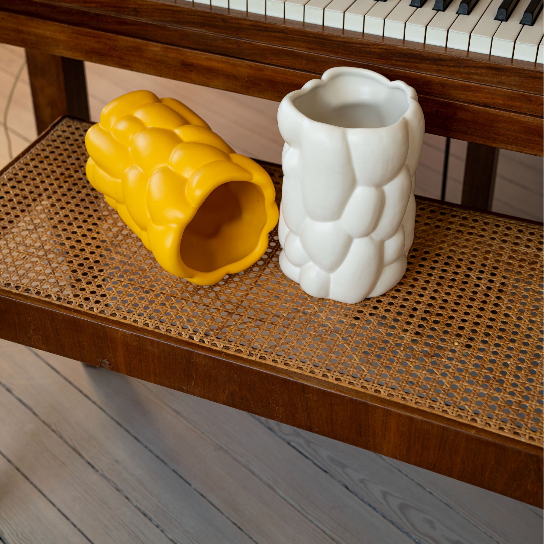 Gray Decorative Form Vase - Image 4