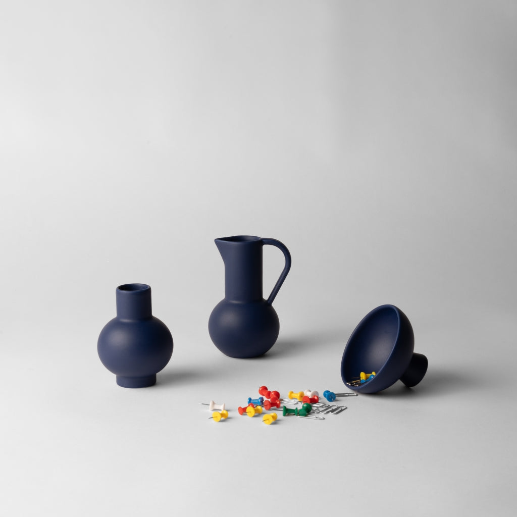 Blue Decorative Form Vase - Image 2