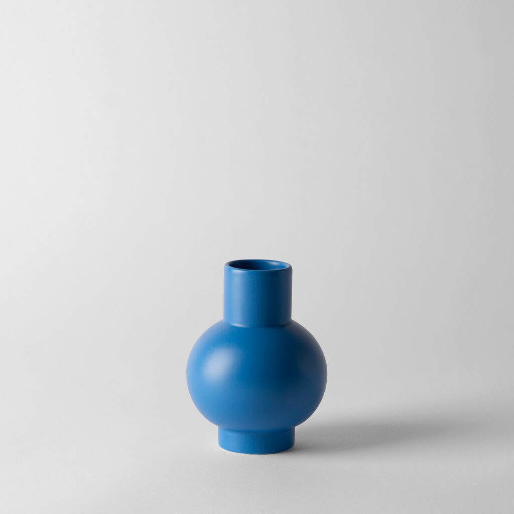 Blue Decorative Form Vase