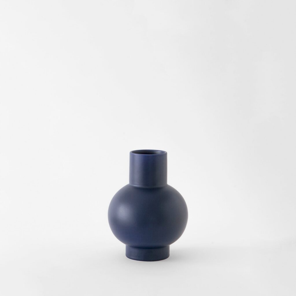 Blue Decorative Form Vase