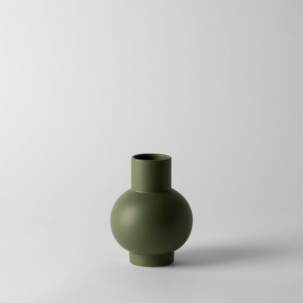 Green Decorative Form Vase