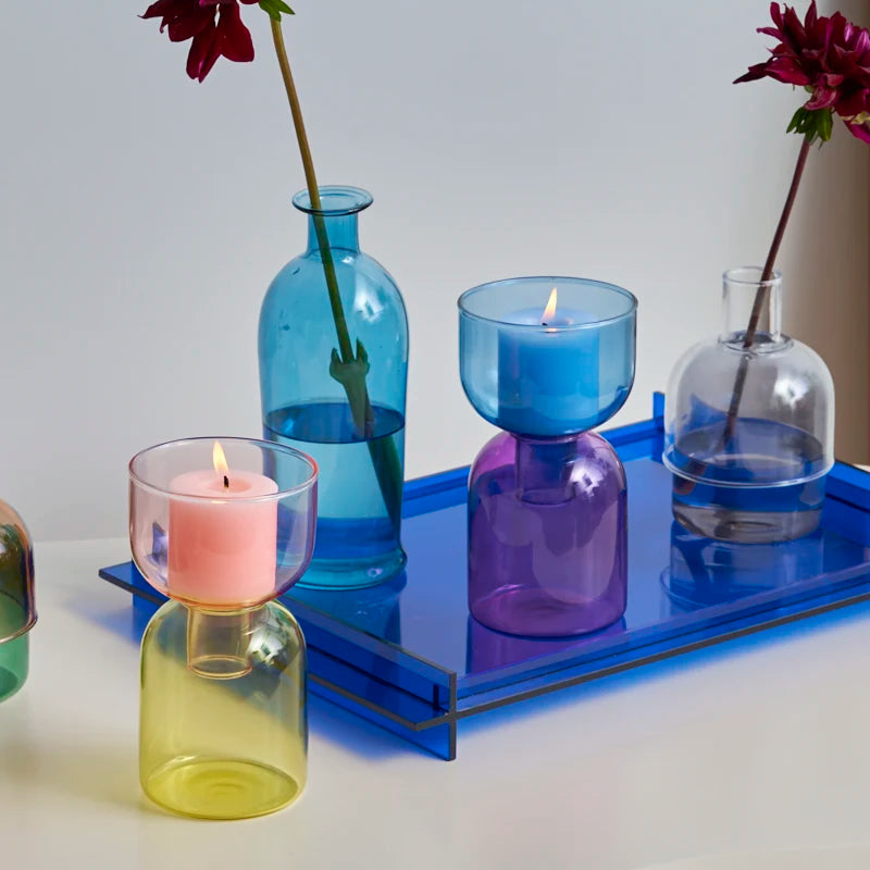 Glass Candle Holder - Image 3