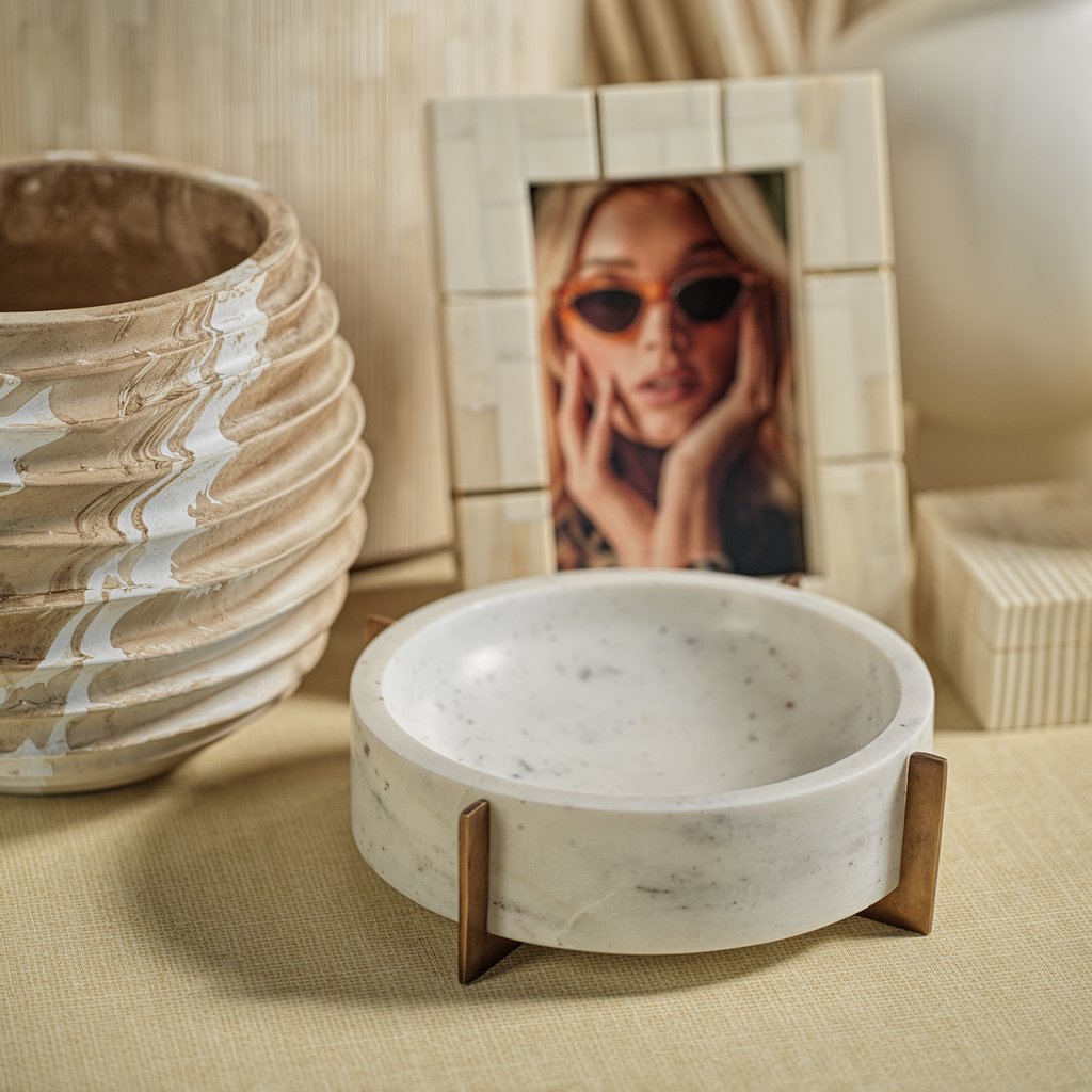 Natural Brass Decorative Photo Frame