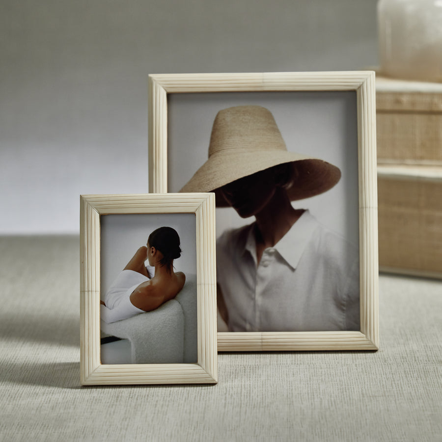 White Bone Decorative Photo Frame - Image 2
