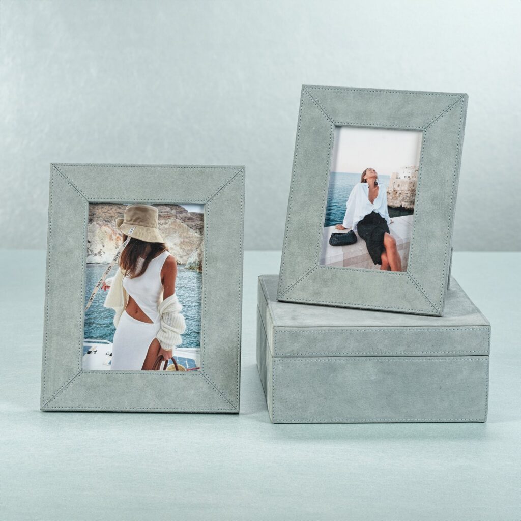 Blue Decorative Photo Frame