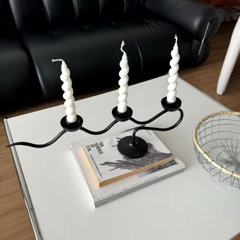 Wave Iron Candle Holder - Image 5