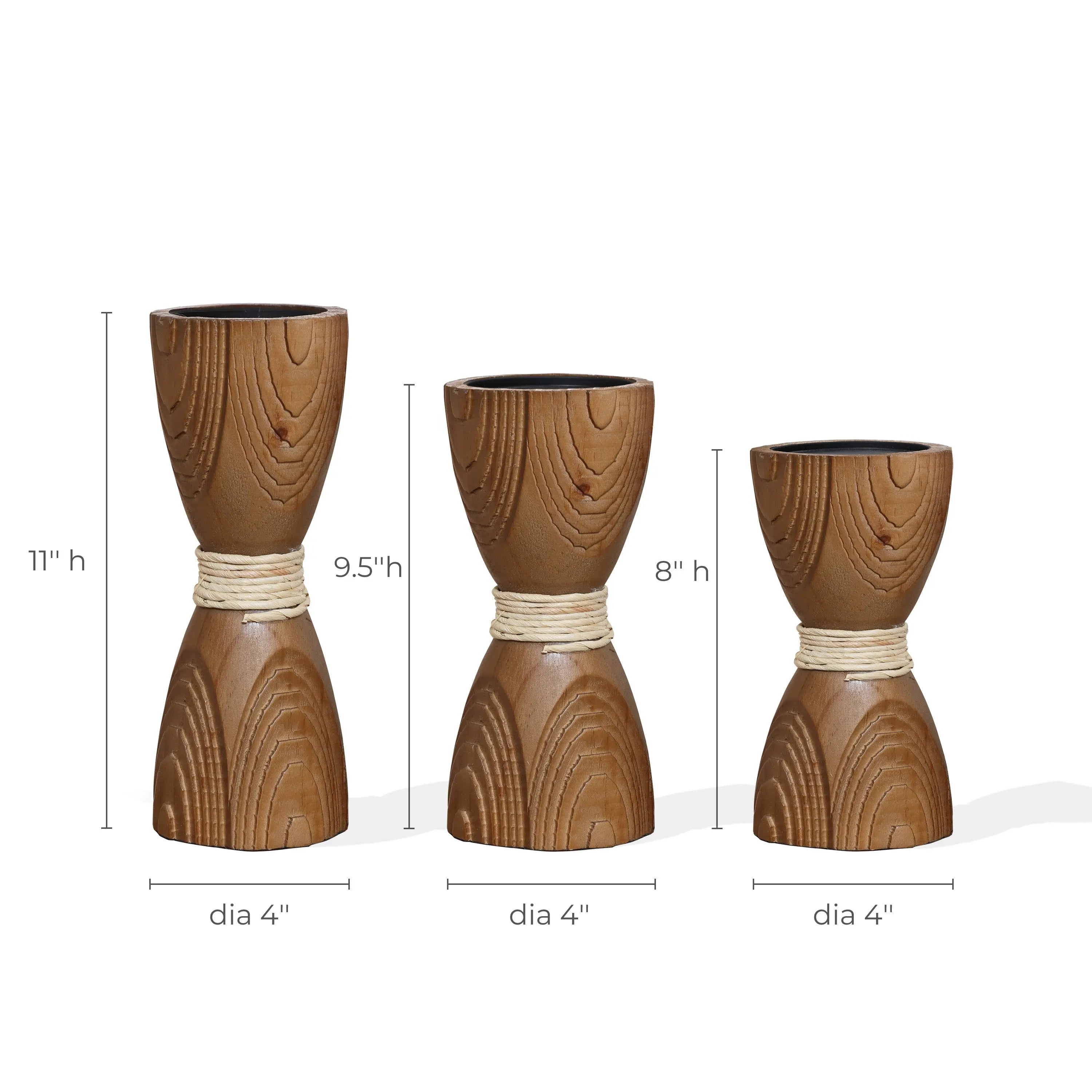 Wood Candle Holder - Image 9