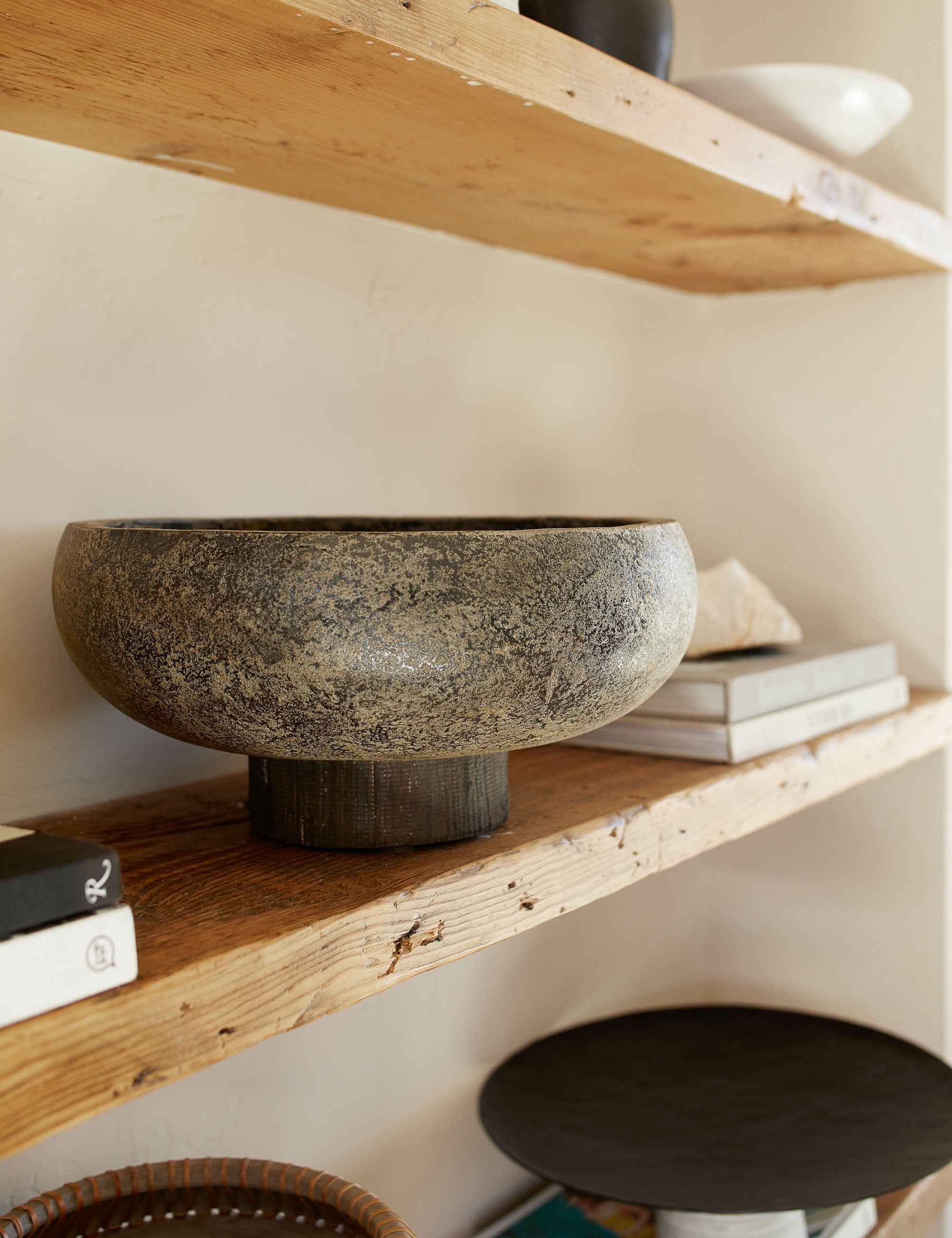 Black Woven Decorative Accent Bowl - Image 2